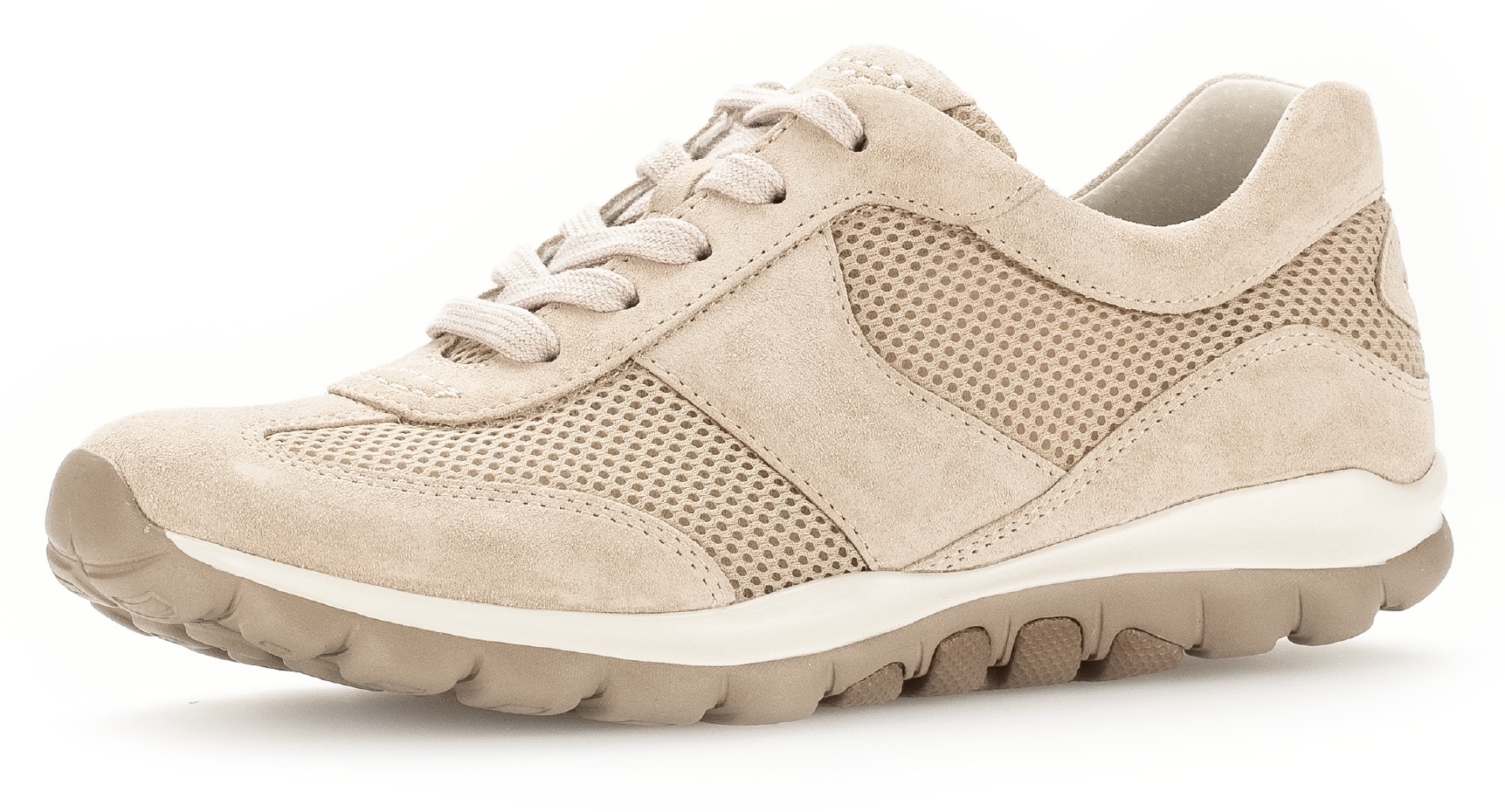 Gabor Rollingsoft Keilsneaker  , Freizeitschuh, Halbschuh, Schnürschuh mit Logoschriftzug