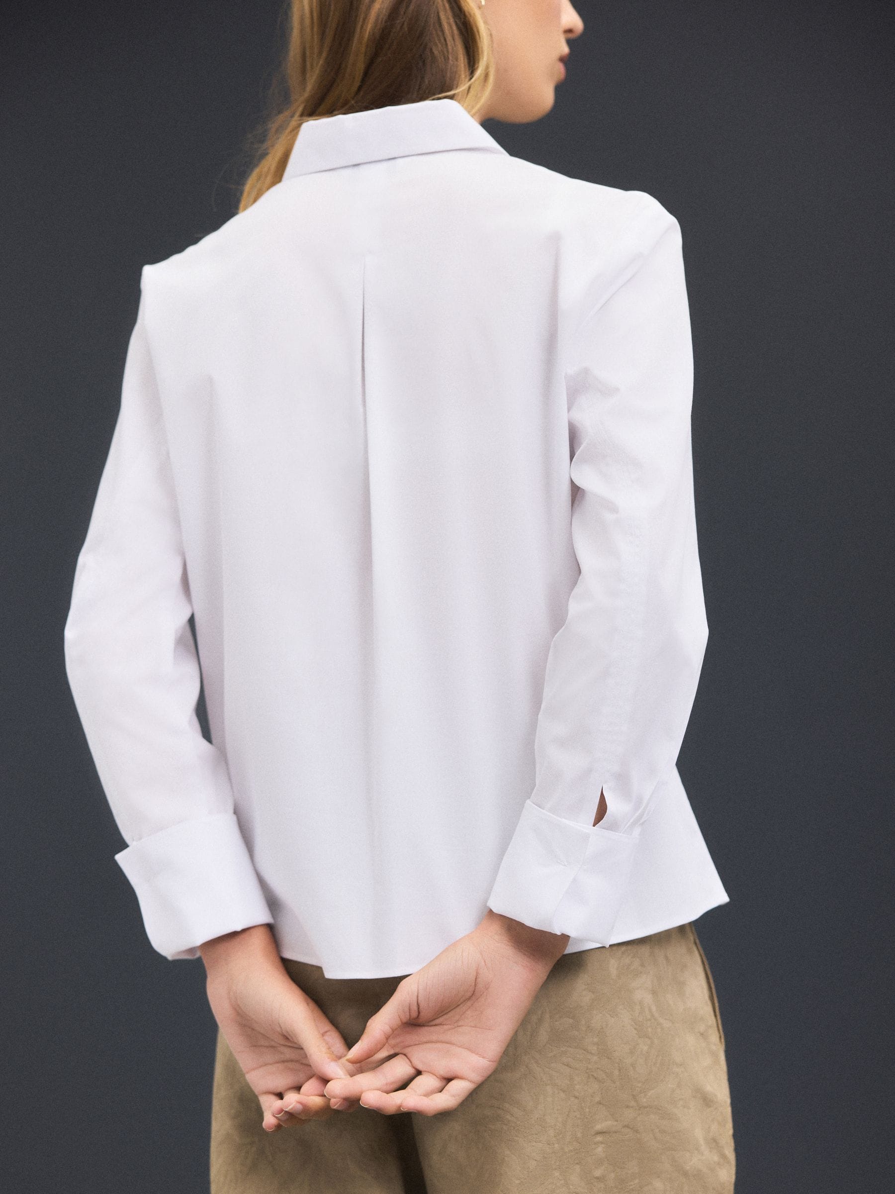 Wit - Fitted Stretch Essential Long Sleeve Shirt