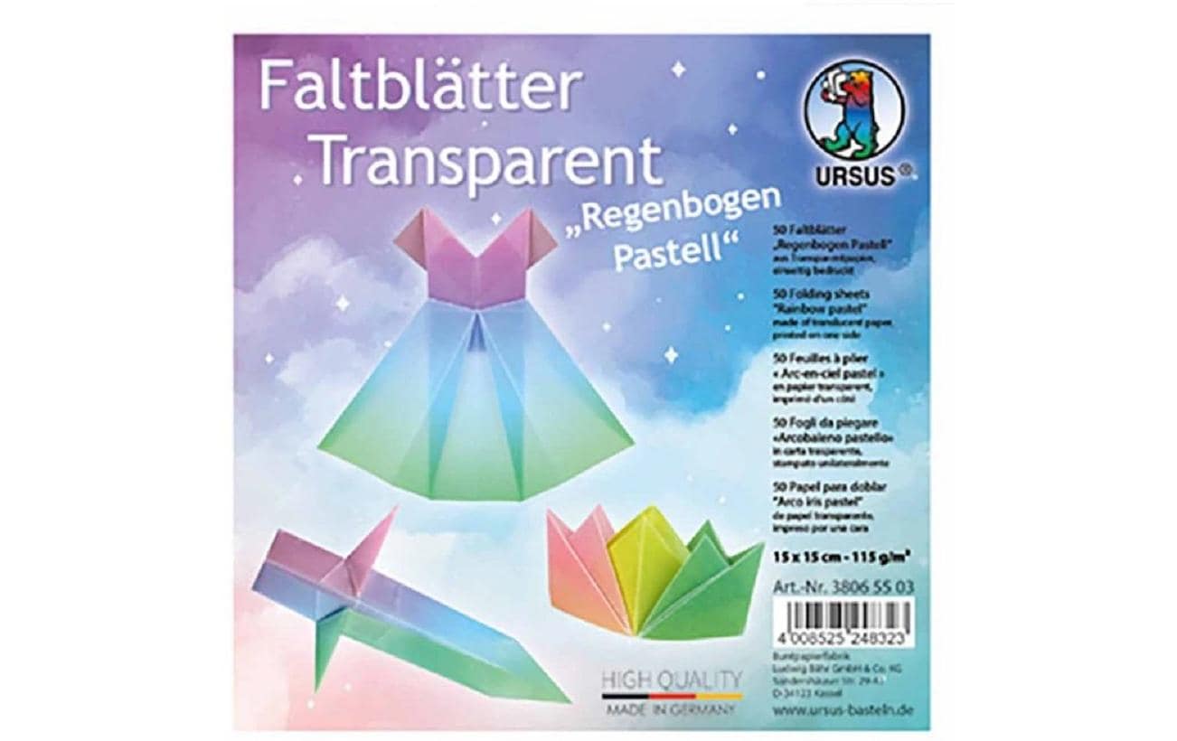 Faltblätter Rainbow 50 BlattOrigami
