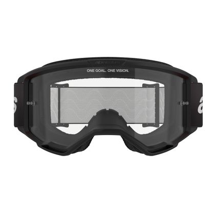 Masque cross Alpinestars VISION 3 WORDMARK 2025 - Noir