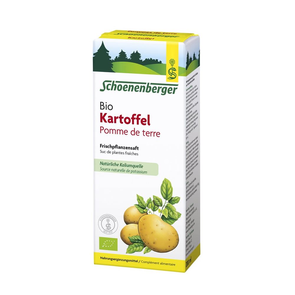 SCHOENENBERGER Kartoffel Frischpflanzensaft<br>200 ml, Flasche, Bio
