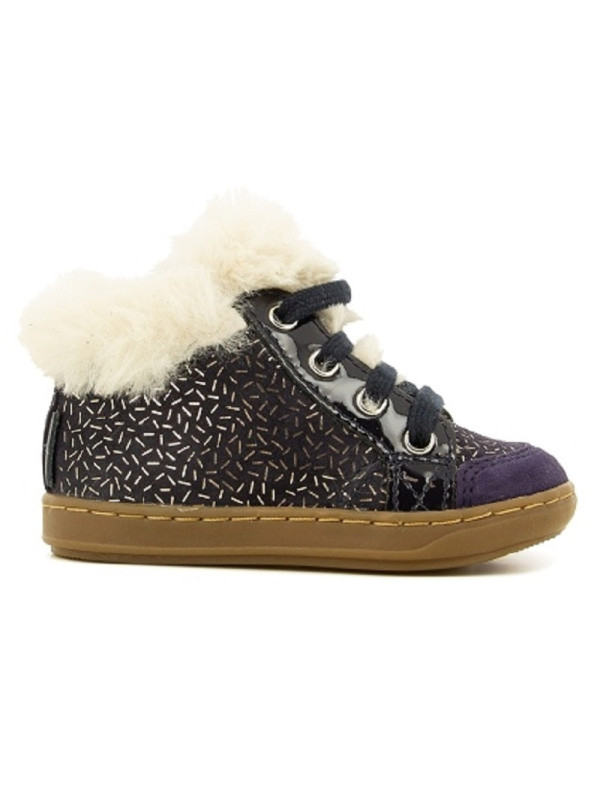 Shoo Pom - Bottines BOUBA ZIP HAIR Marine