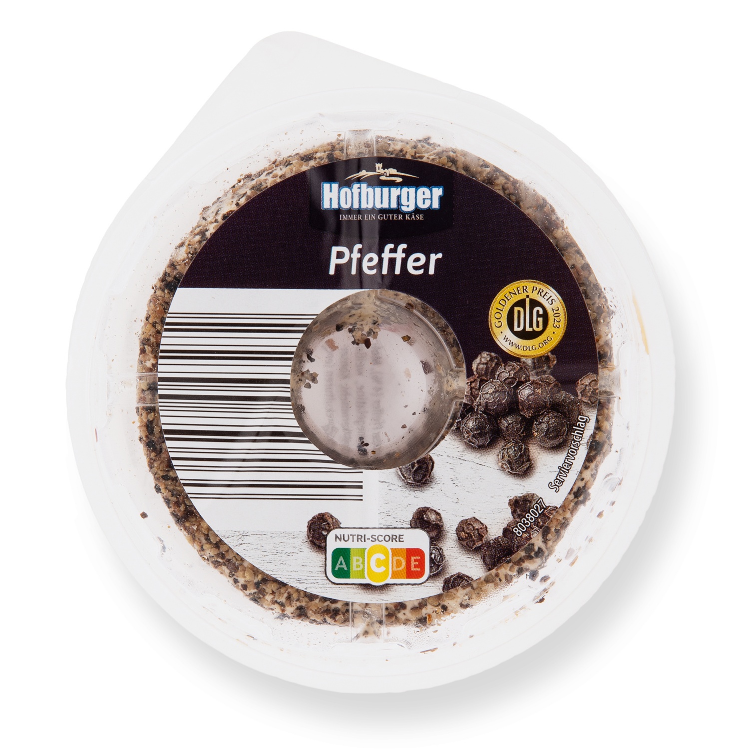 HOFBURGER Frischkäsering, Pfeffer 125 g