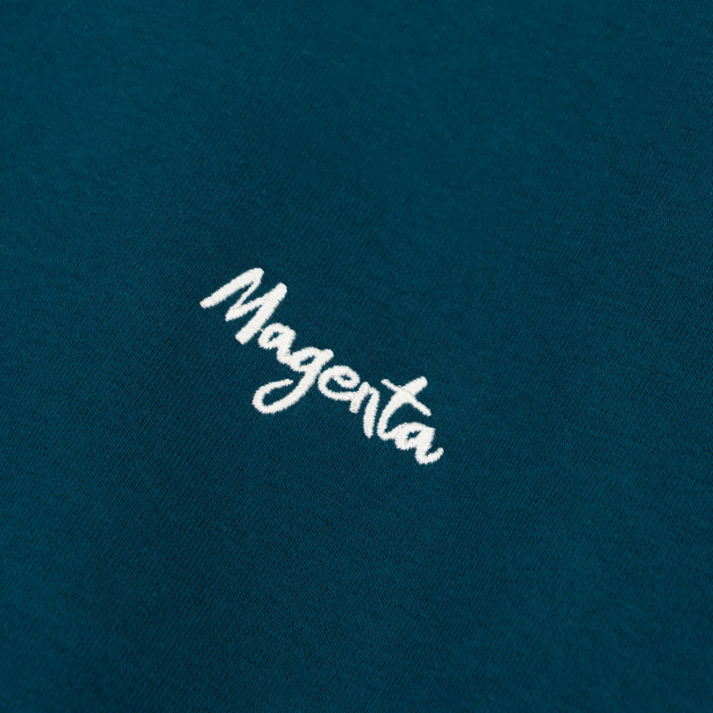 SCRIPT CREWNECK - BLEU PÉTROLE