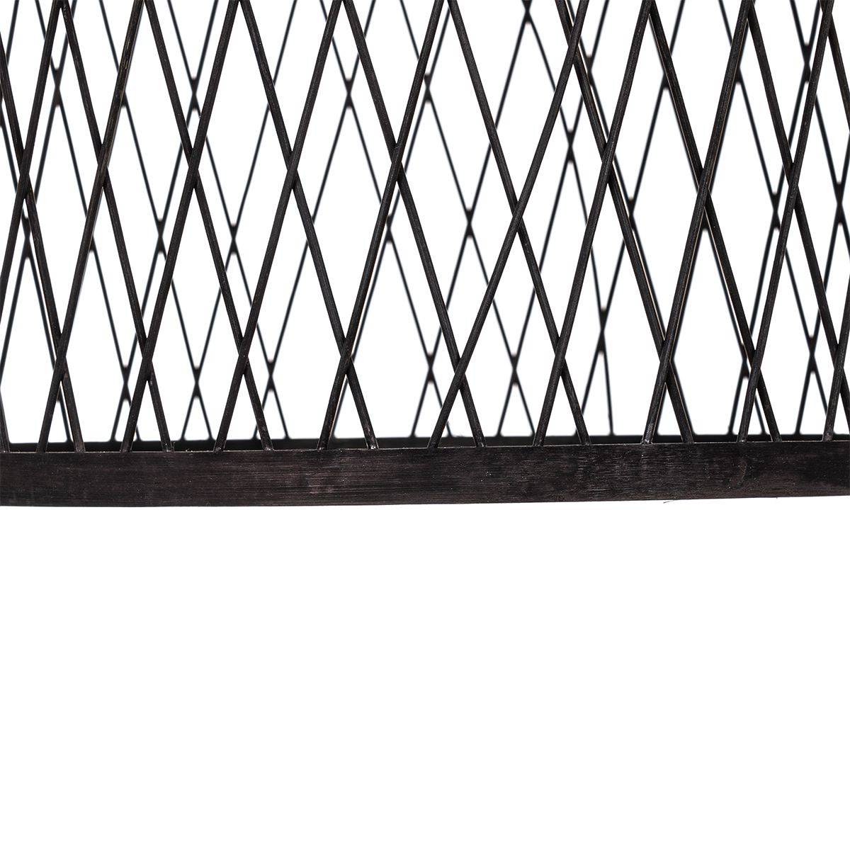 Landelijke buiten hanglamp zwart rotan 40x55 cm - Calamus