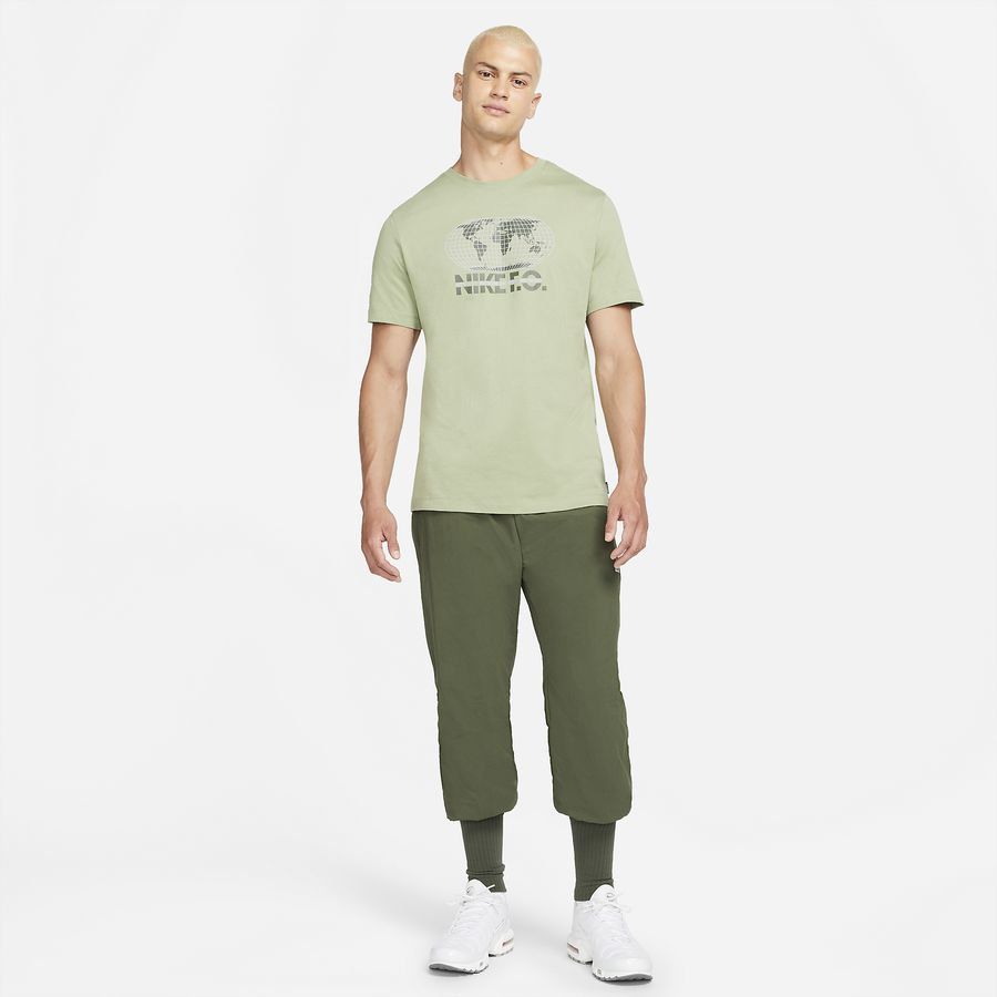 Nike F.C. Bas de Survêtement Woven - Vert/Blanc/Argenté