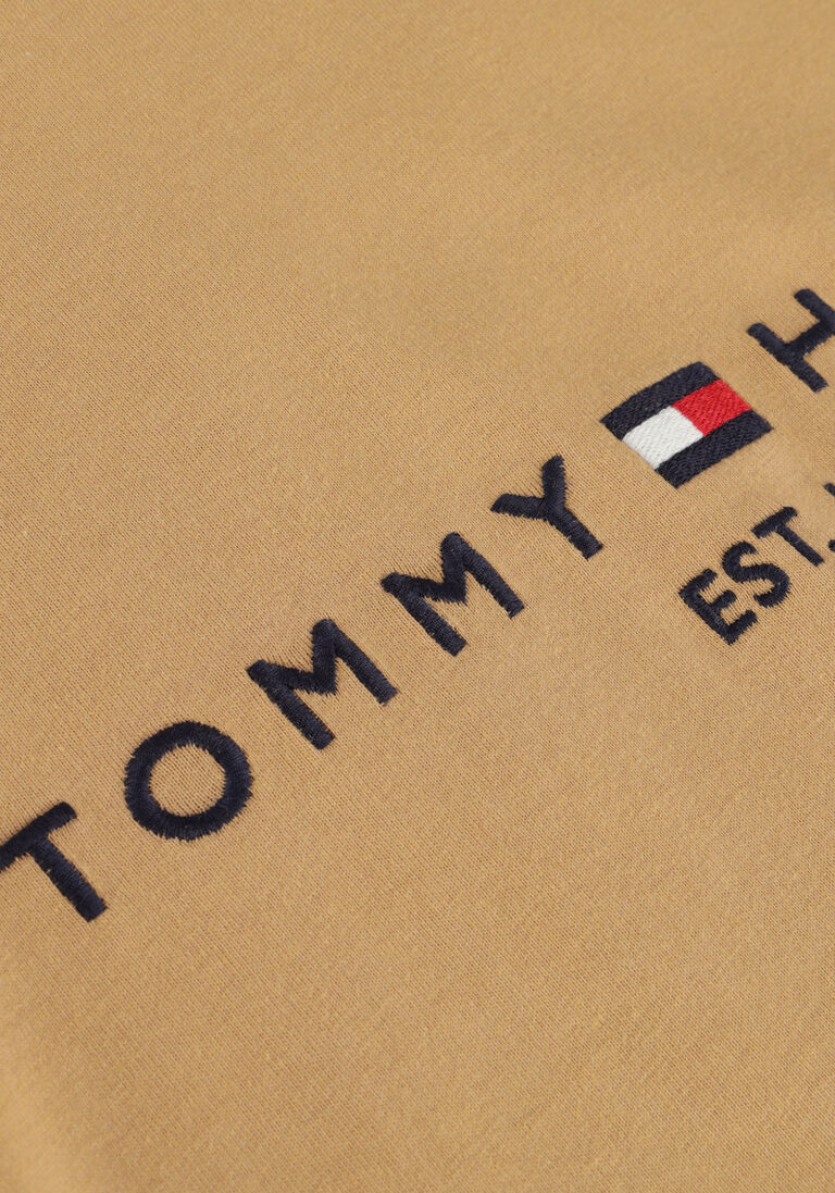 TOMMY HILFIGER khaki tommy hilfiger t-shirt tommy logo tee