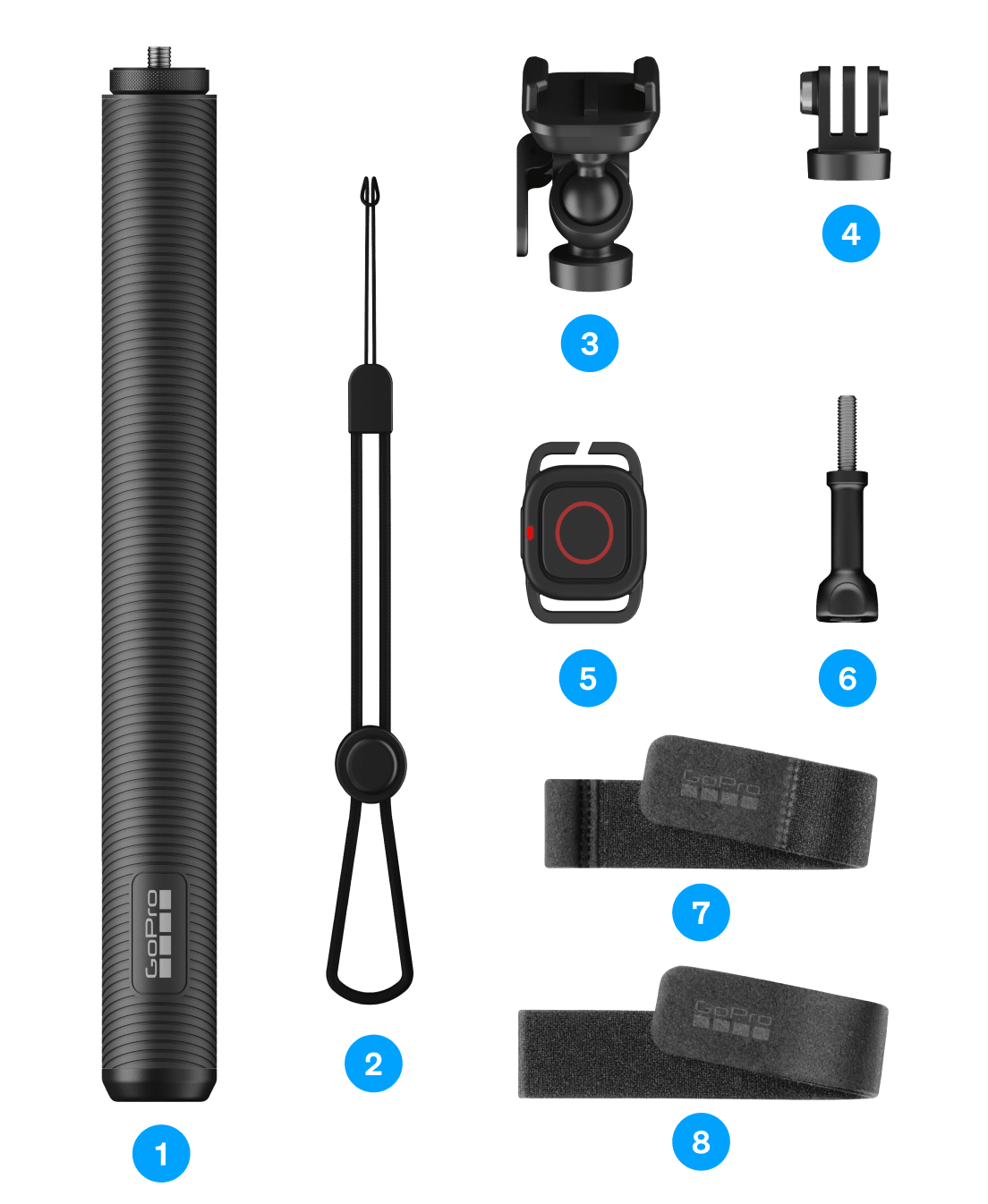 Verlängerungsstange + wasserdichte Auslöserfernbedienung(Verlängerungsstange mit 122 cm Länge + Bluetooth-Fernbedienung)