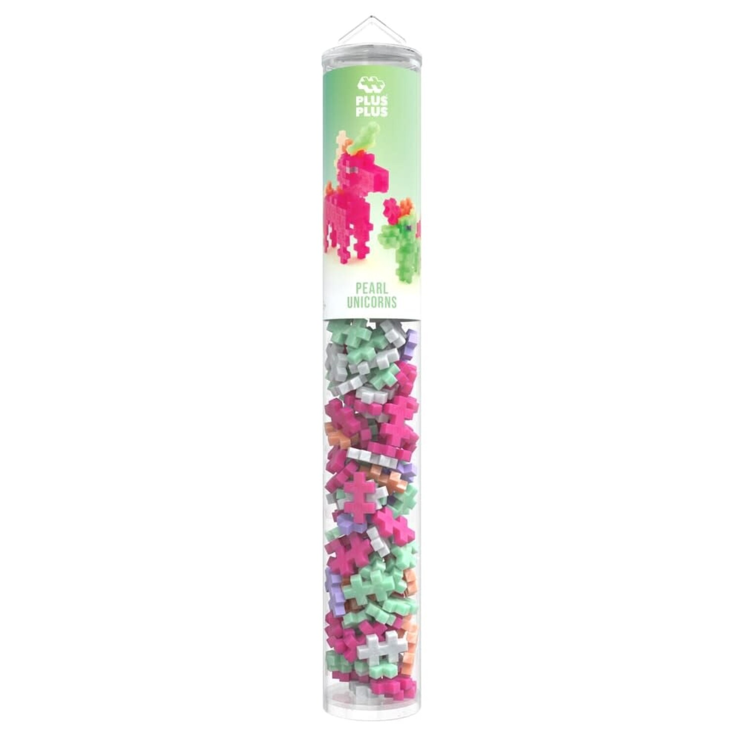 Plus - Plus | Tube Pearl Unicorns 100 stuks