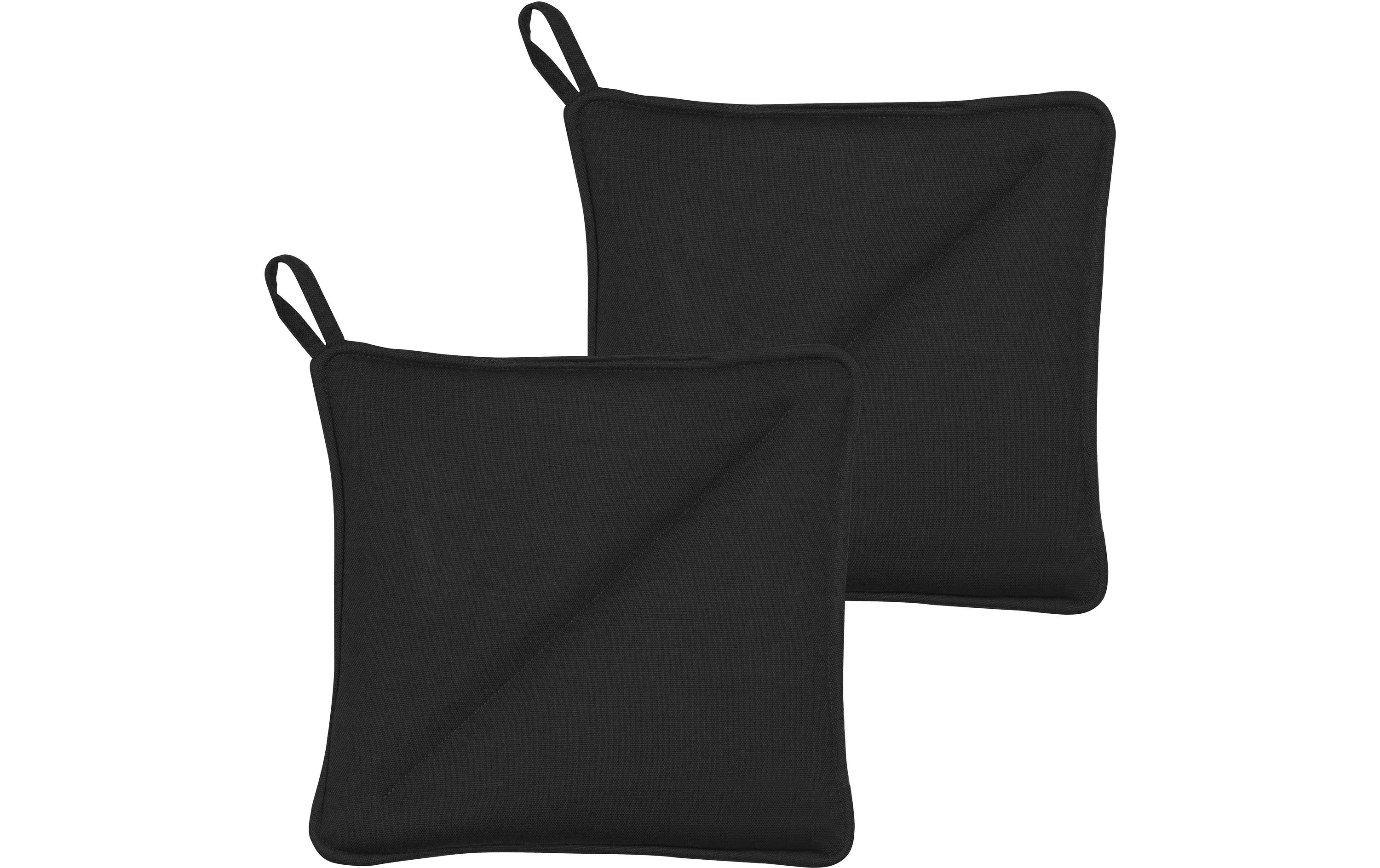 Topflappen Soft SchwarzWeiches Topflappen Set