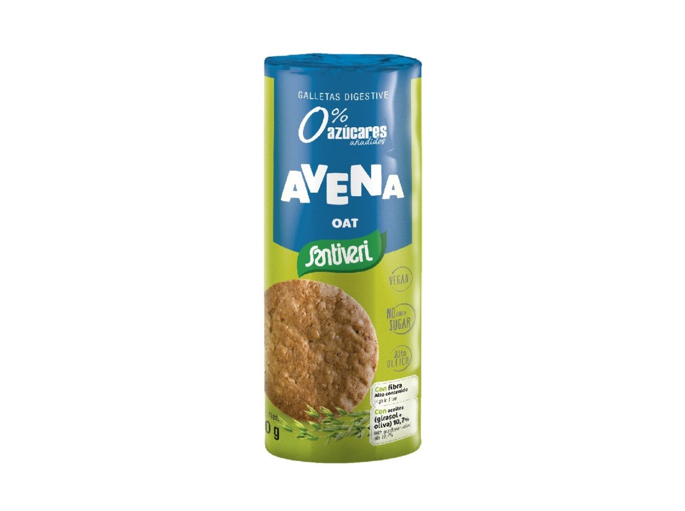 BOLACHAS SANTIVERI DIGESTIVAS AVEIA 190G
