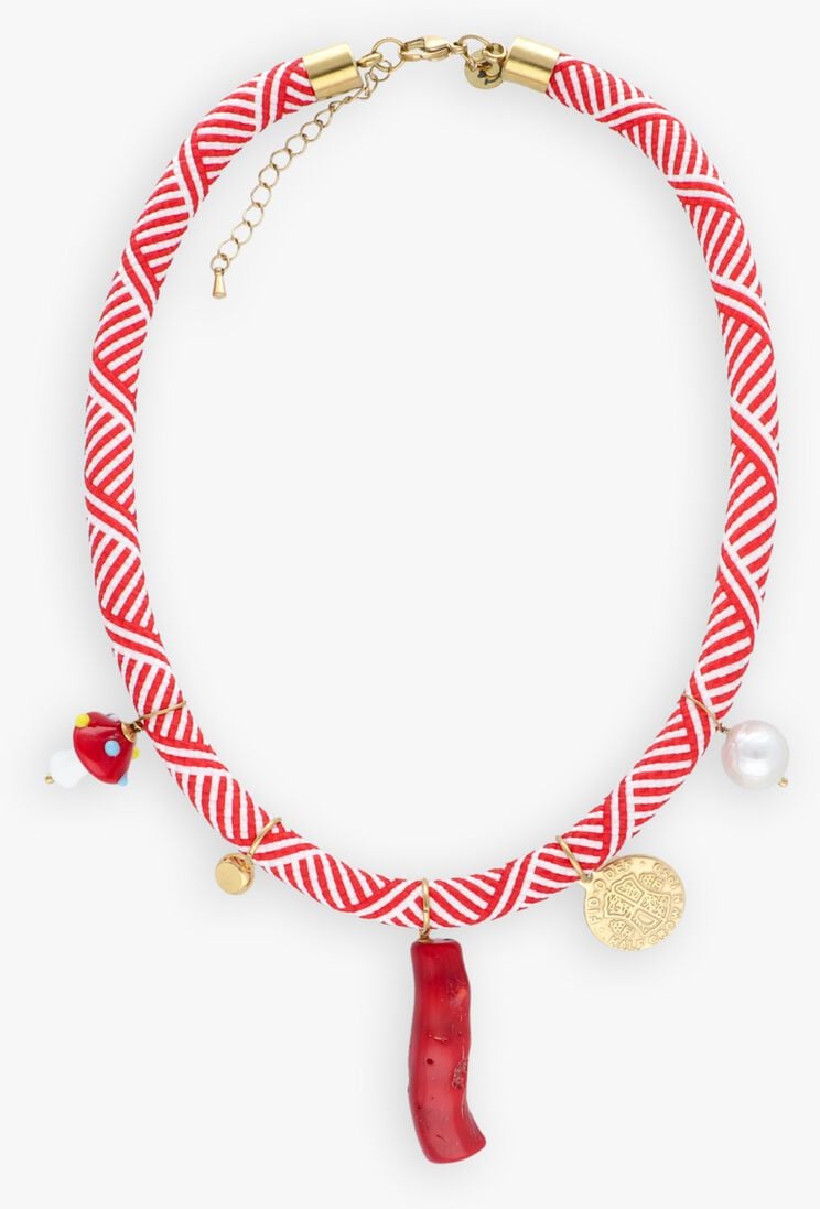 rode bonnie studios kettingen bill pendant necklace