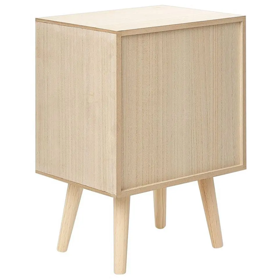 ALMO - Nachtkastje - Lichte houtkleur - MDF