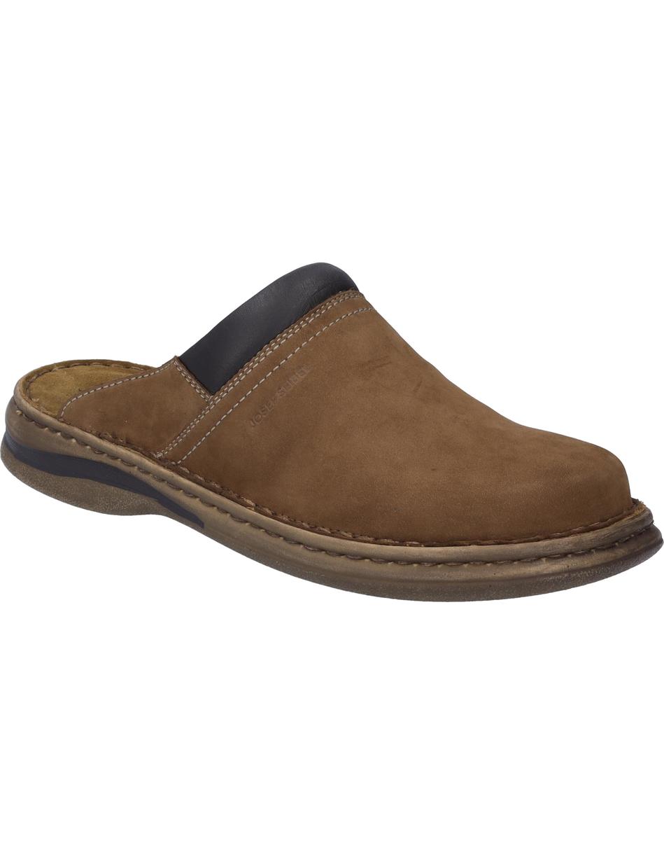 Clog Max, cognac-kombi