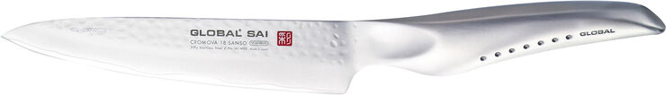 Global SAI SAI-M02 universalkniv 14,5 cm. Mat stål