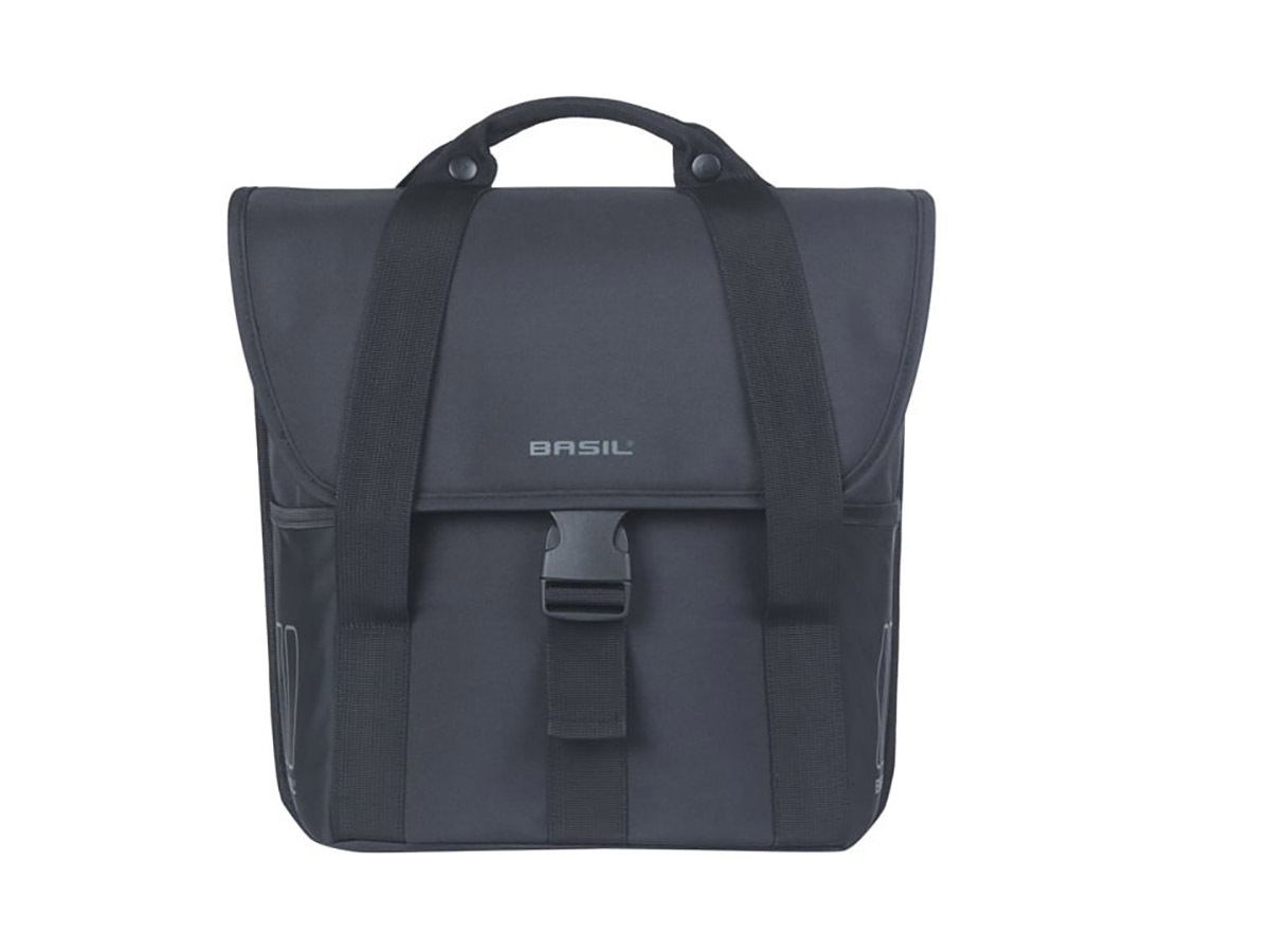 Basil Go enkele fietstas 16 Liter - Black