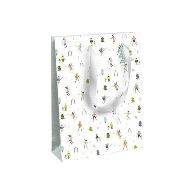 Clairefontaine Neige - Sac cadeau large - 26,5 cm x 14 cm x 33 cm