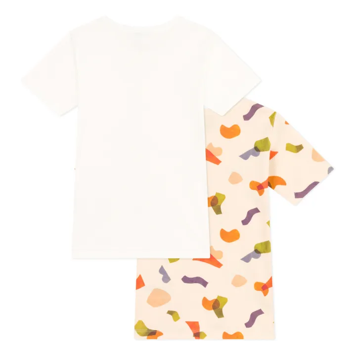 Petit Bateau Lot 2 T-shirts Minimodulo | Beige