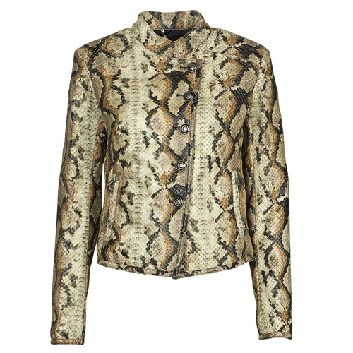 Guess - MELANIA JACKET Marrón / Negro / Beige