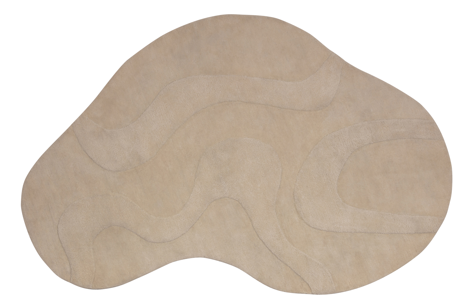 WOOOD vloerkleed Alya organisch - milk