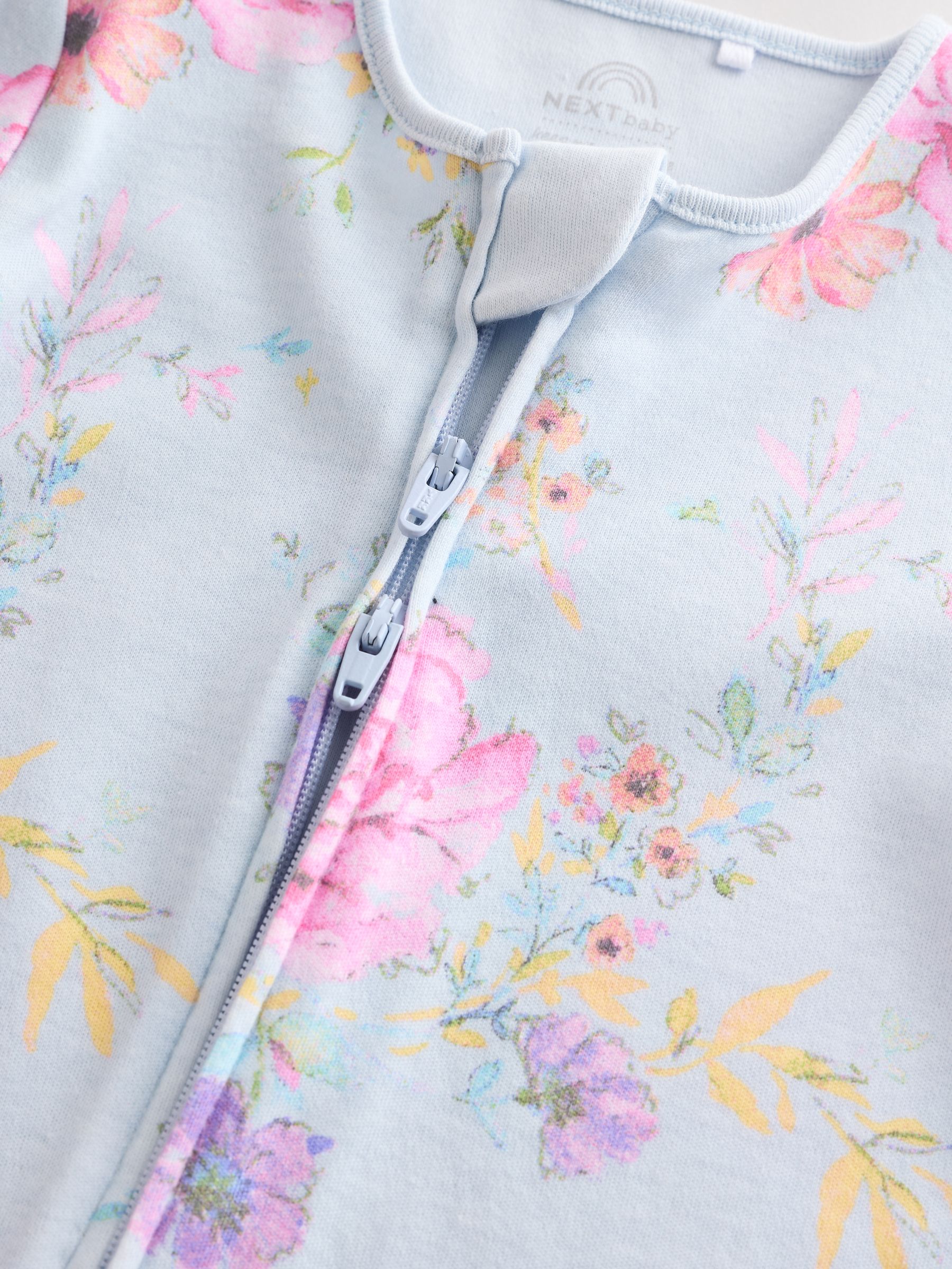 Roze - 3 Pack Baby-pyjama's met tweewegrits (0mnd -2jr)
