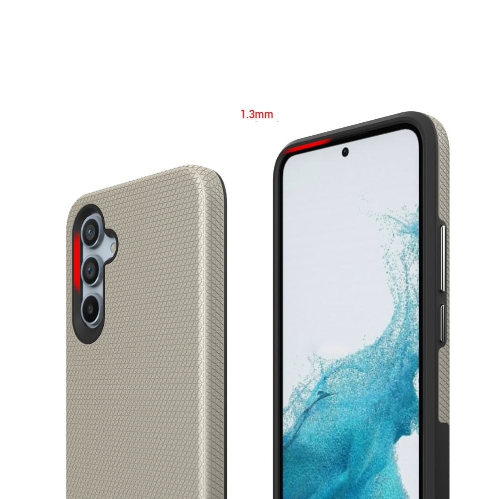 Samsung Galaxy A54 5G Hybrid Hardcase Hülle Grip Design - Gold