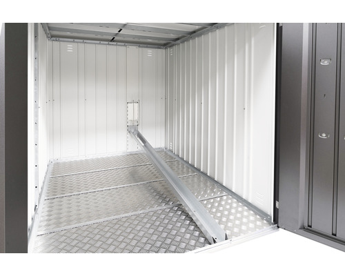 Biohort MiniGarage fietsophangrail, maat L, zilver-metallic
