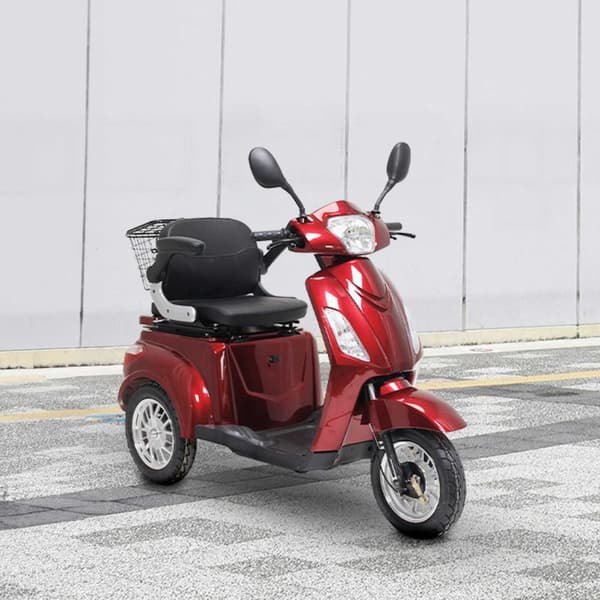 Arvo Elektrisk Scooter for Eldre P300 Rød