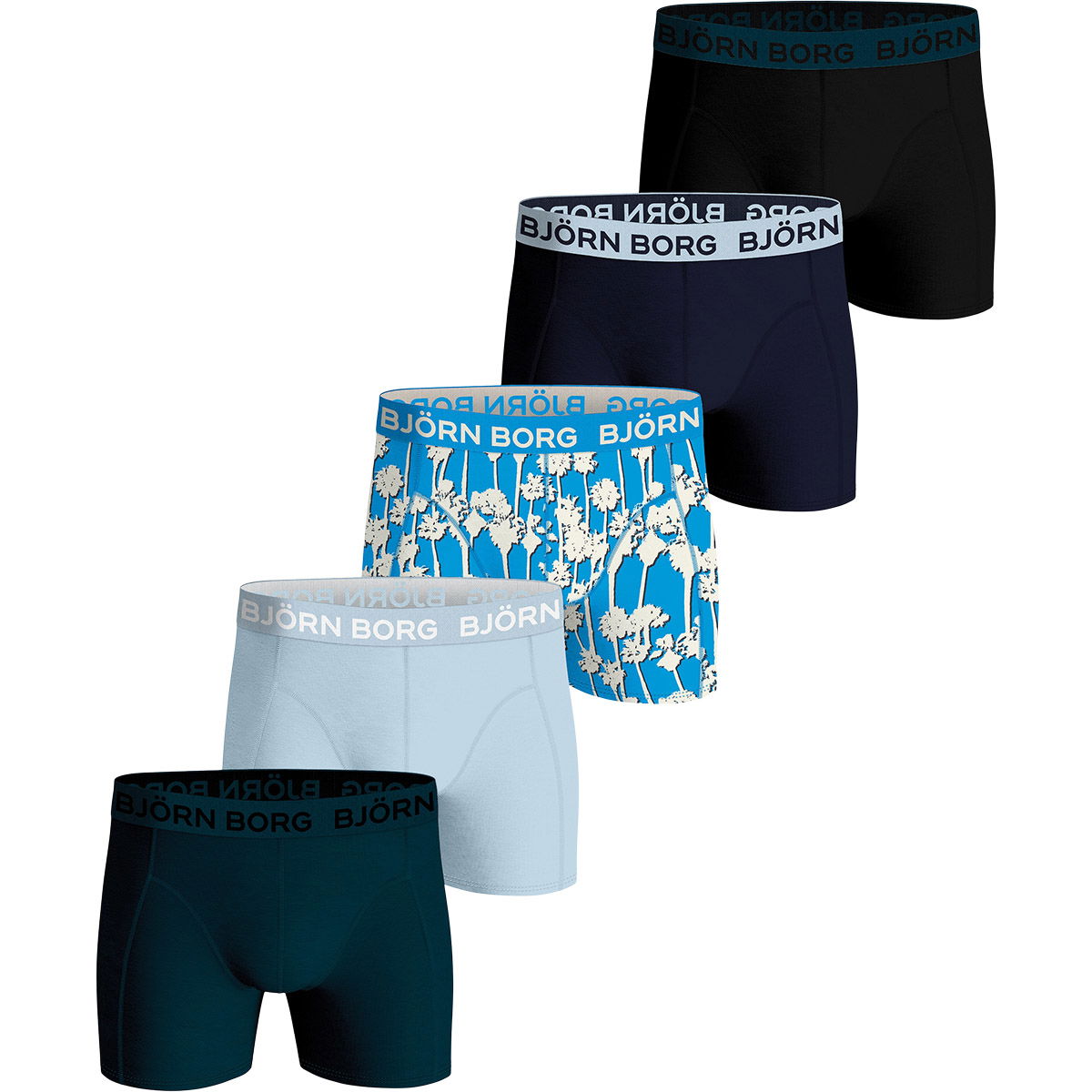 Björn Borg Core 5-Pak Boxershorts Børn
