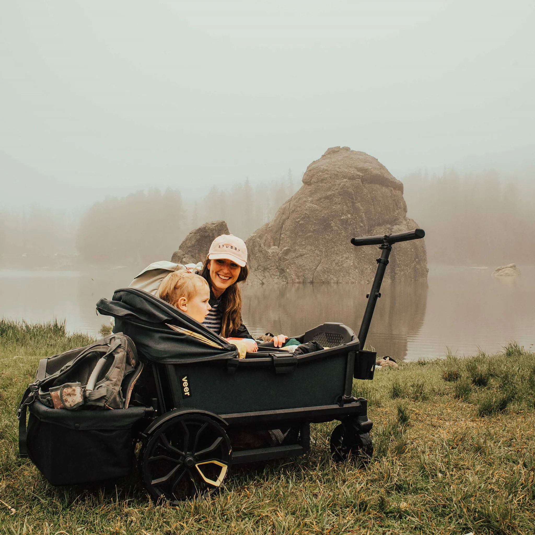 Veer Toit Rectractable pour Chariot Veer