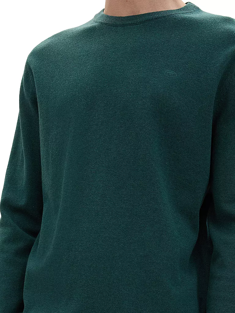 TOM TAILOR Pullover dunkelgrün