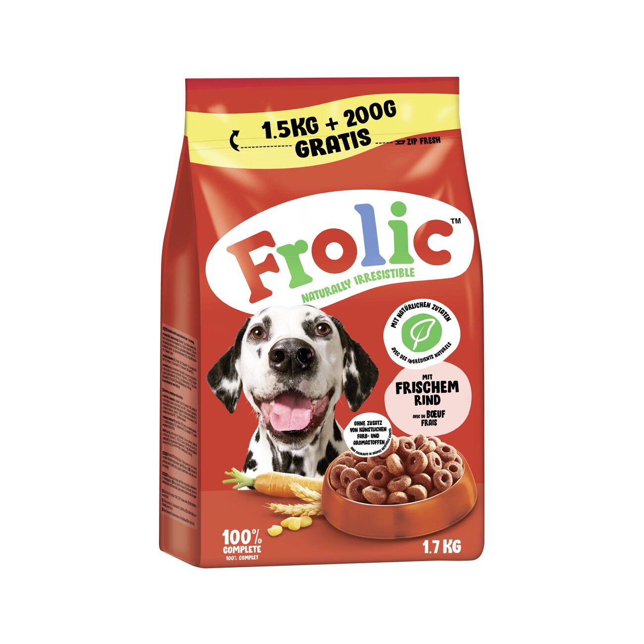 Frolic Beutel Rind 1,5kg +200g