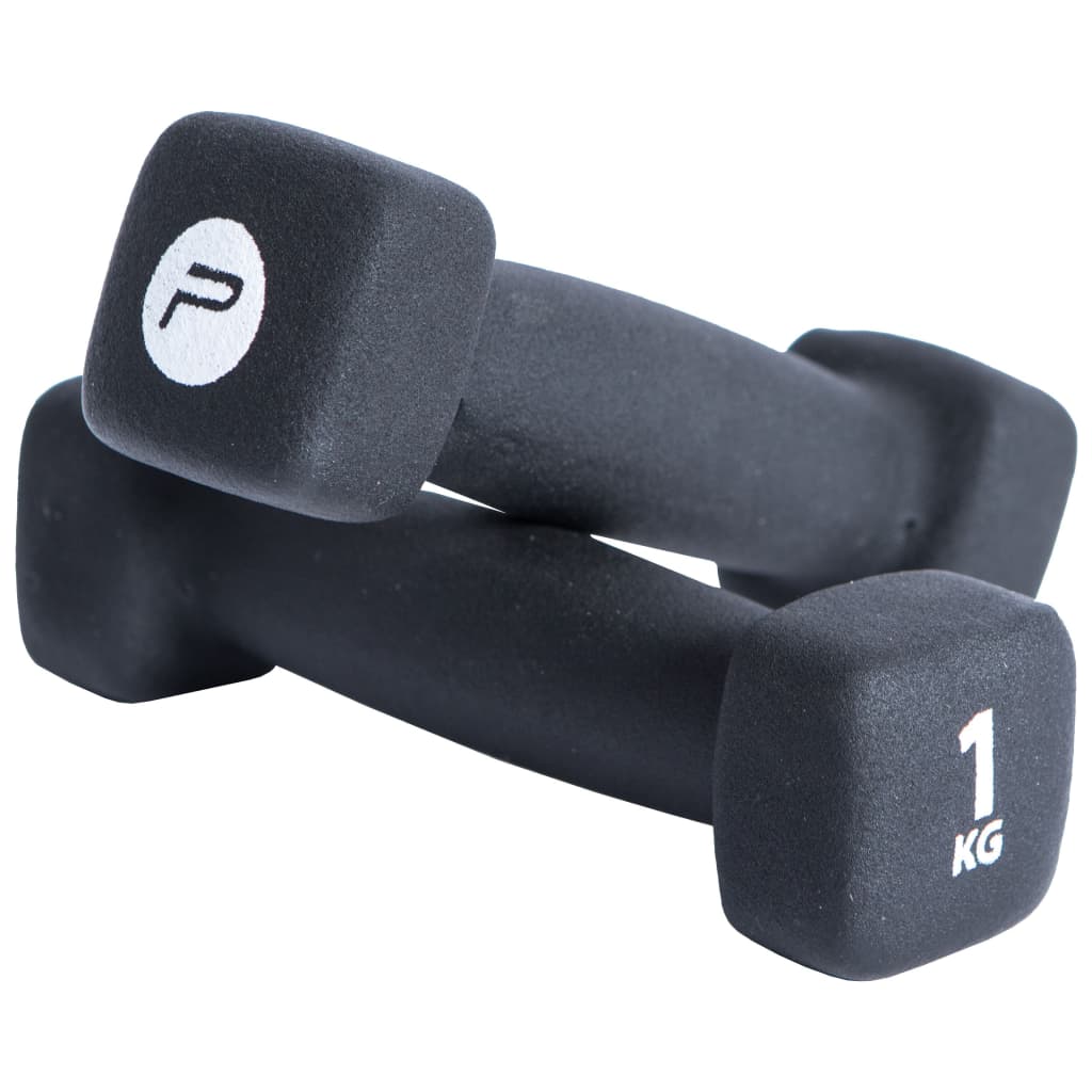 Conjunto de halteres de neoprene Pure2improve, 2 unidades de 1 kg