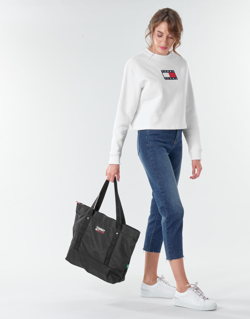Tommy Jeans - TJW TOMMY FLAG CREW - Blanc