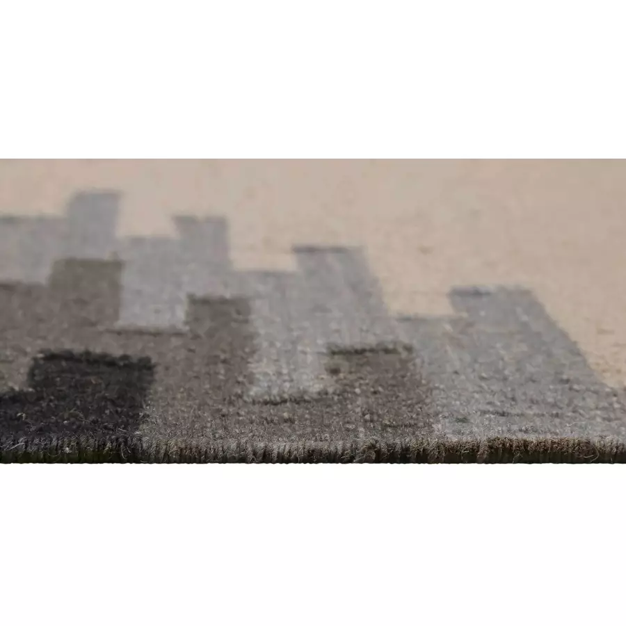 Green Looop Handweb-Teppich Belle blau