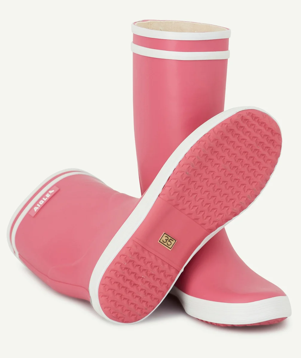 AIGLELES BOTTES EN CAOUTCHOUC ROSE FILLE LOLLYPOP 2