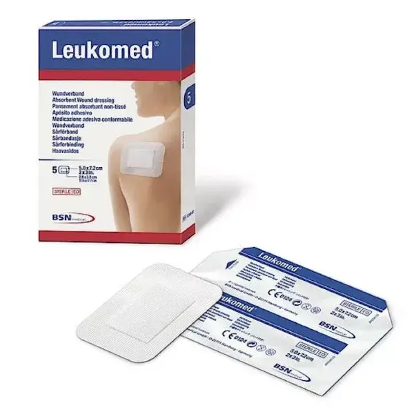 BSN Medical Leukomed ST 5 x 7,2 cm - 5 unidades