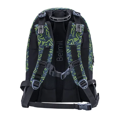 Belmil 2-IN-1 Schultasche & Gürteltasche 2-teilig Iguana