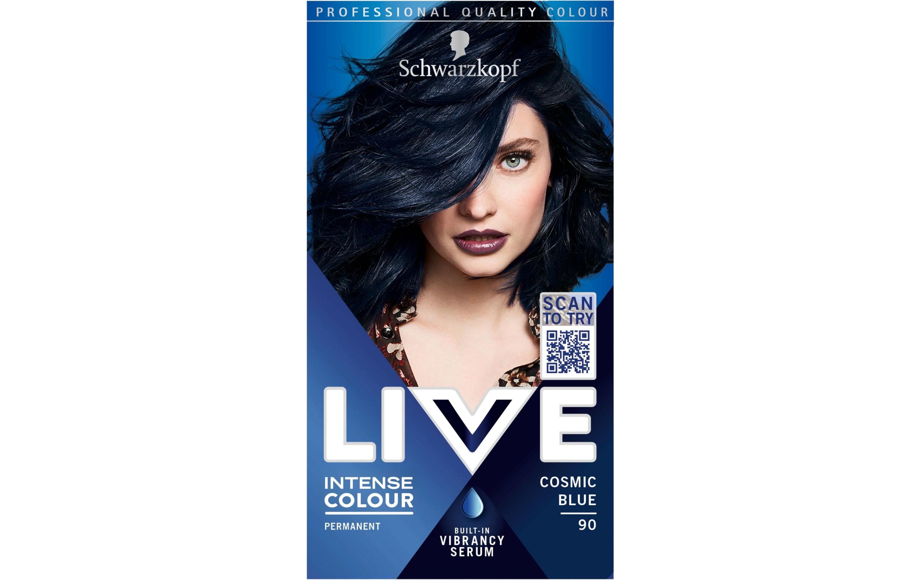 Haarcoloration Intense Colour 090 Cosmic BlueAufsehenerregende Haarfarbe mit schönem Glanz
