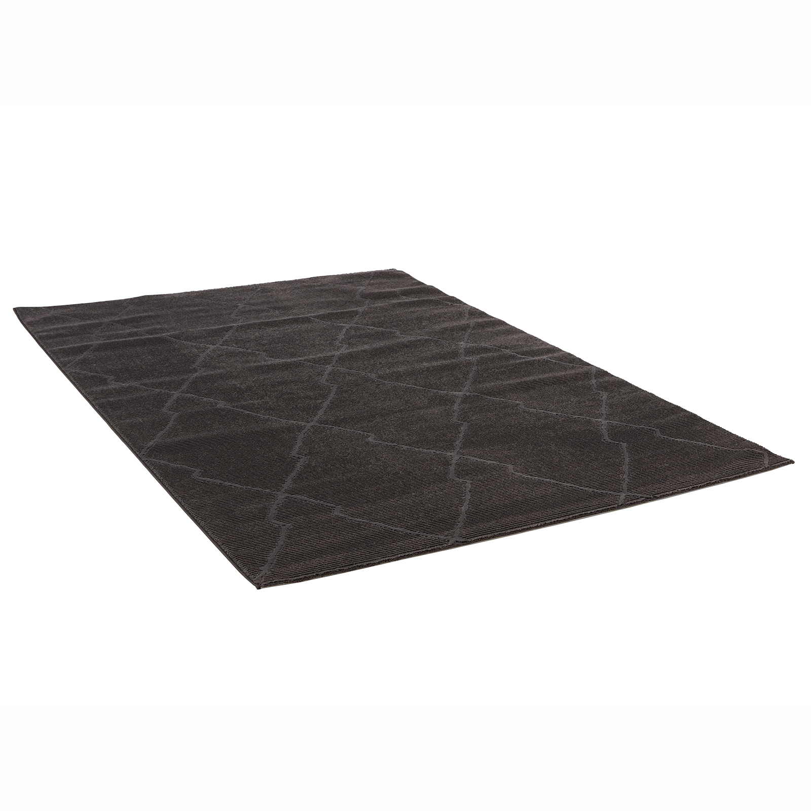 Teppich - anthrazit - 80x150 cm
