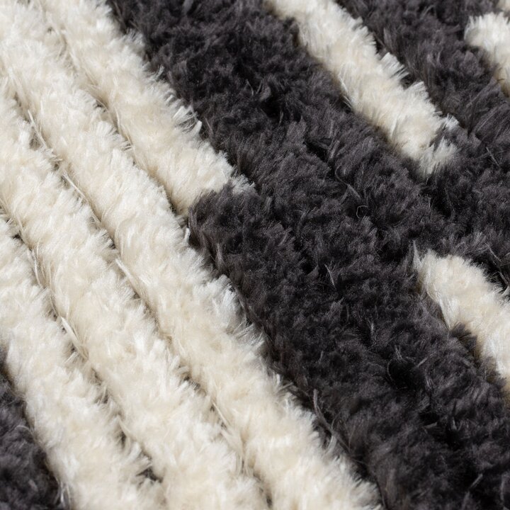 Berber vloerkleed - Lino Zwart/Wit