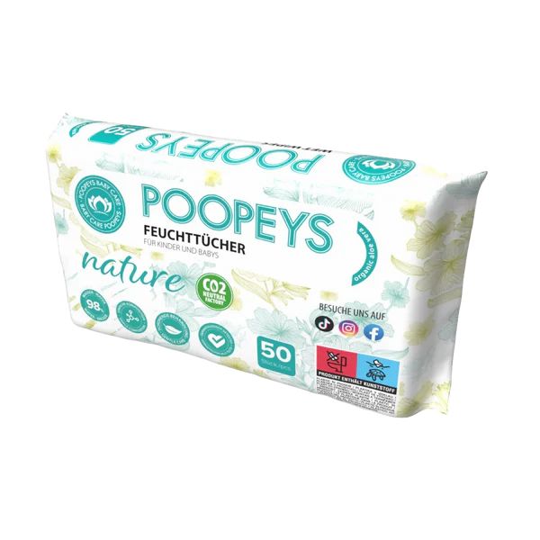 Poopeys Feuchttücher Nature