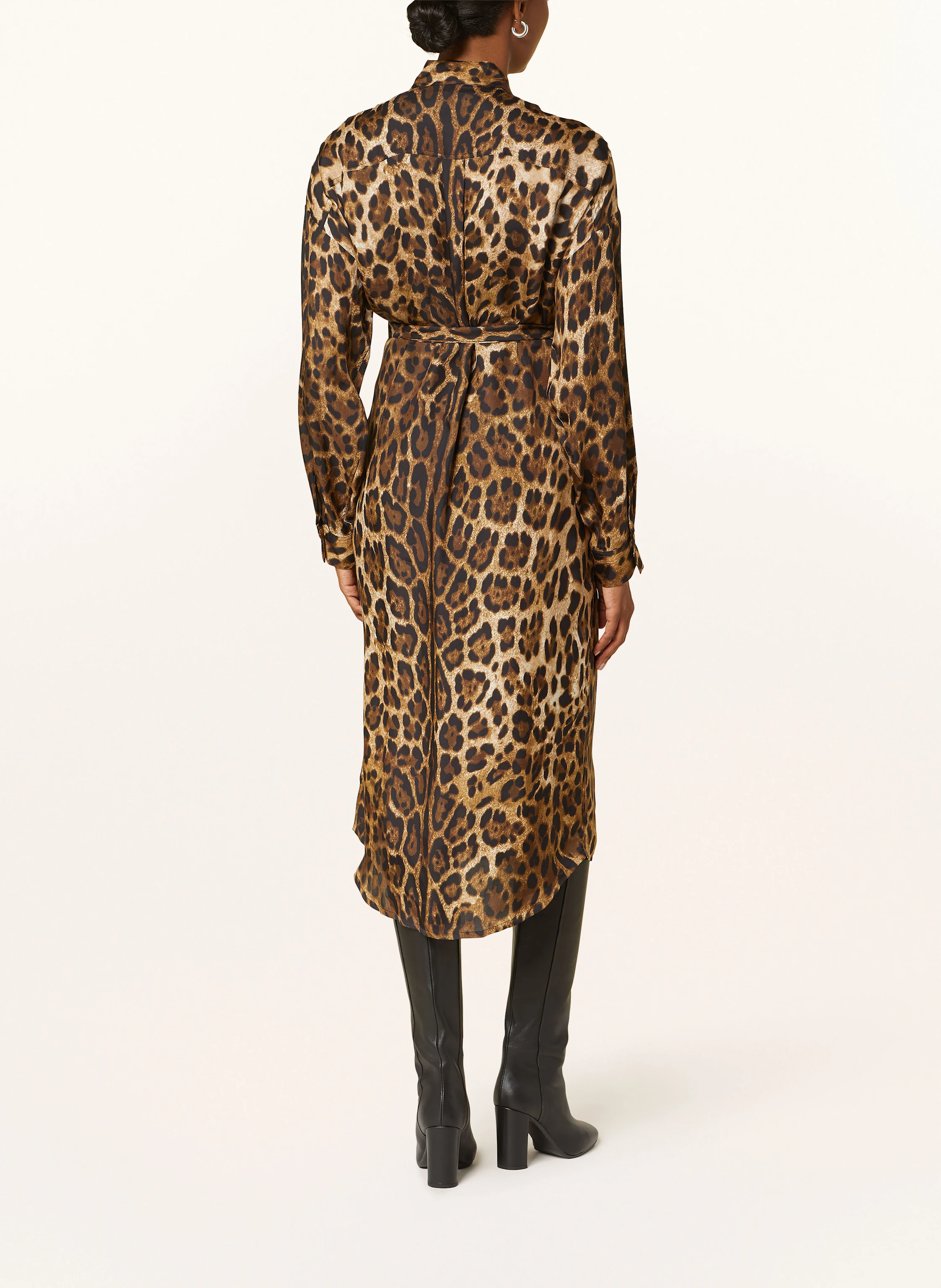 darling harbour Oversized-Hemdblusenkleid mit Seide