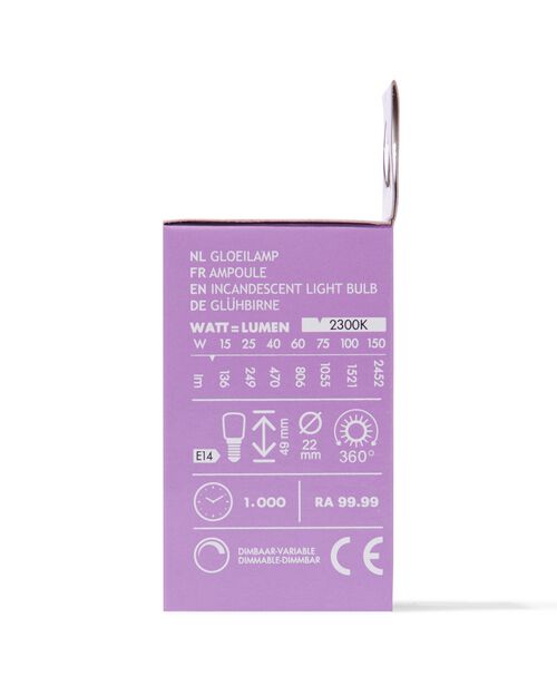 ampoule four E14 15W 70lm