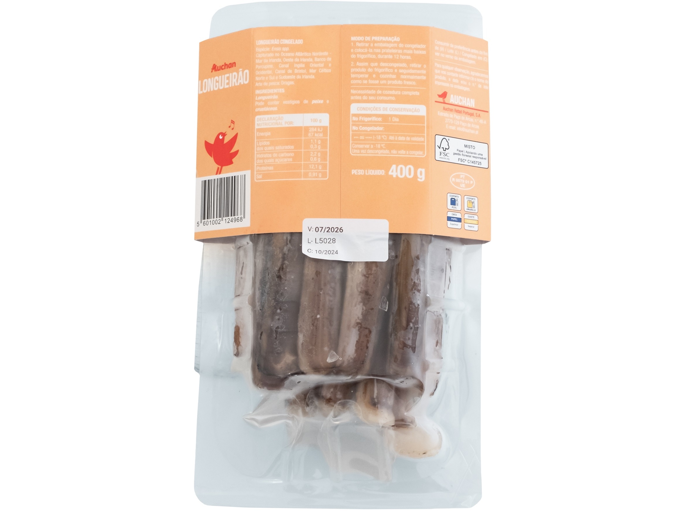 LONGUEIRÃO AUCHAN 400G