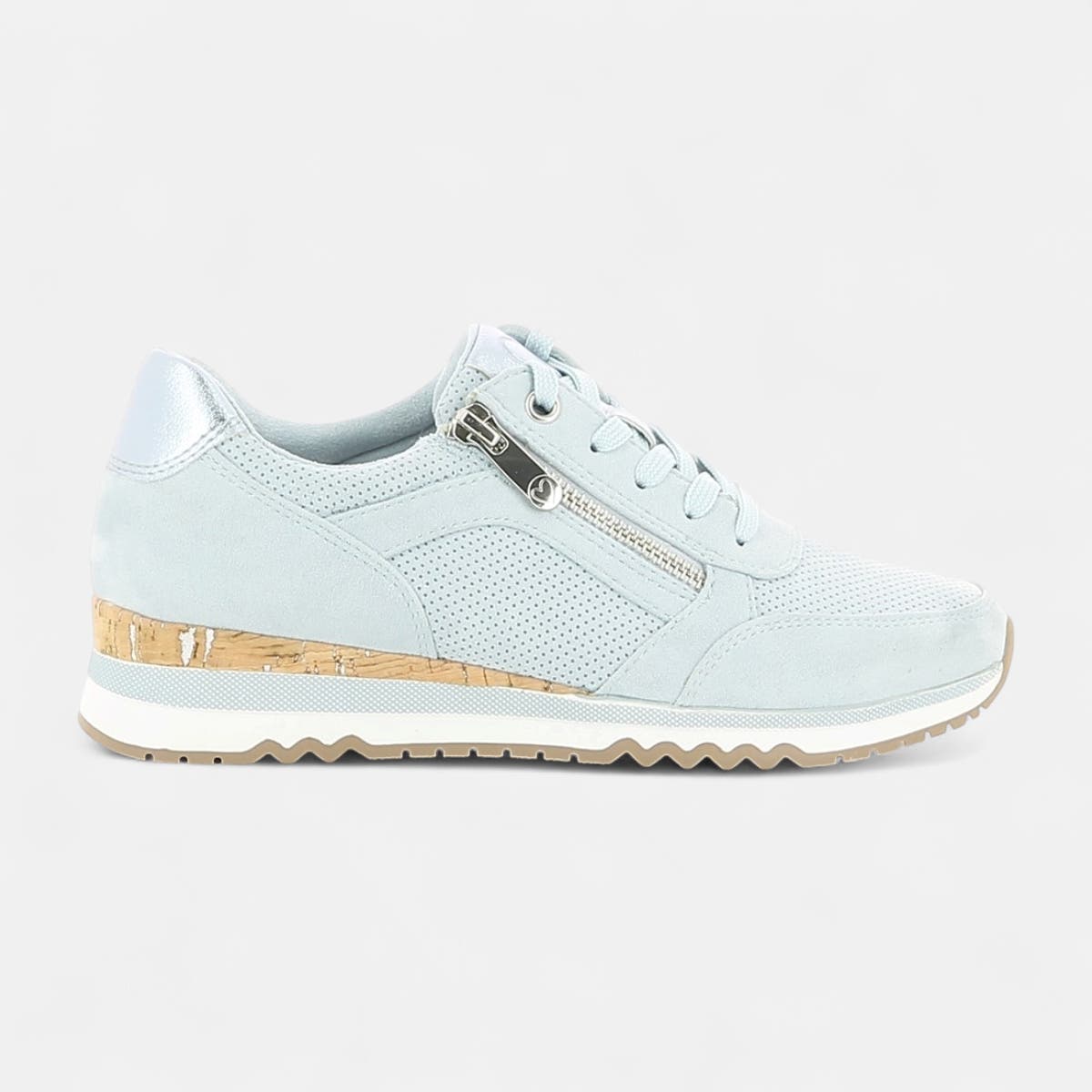 Baskets basses Femme bleu ciel