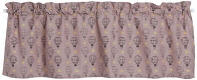 Alice & Fox Gardin 50x120, Rosa Ballong