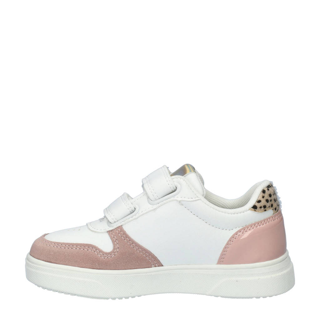Nelson Kids sneakers wit/roze