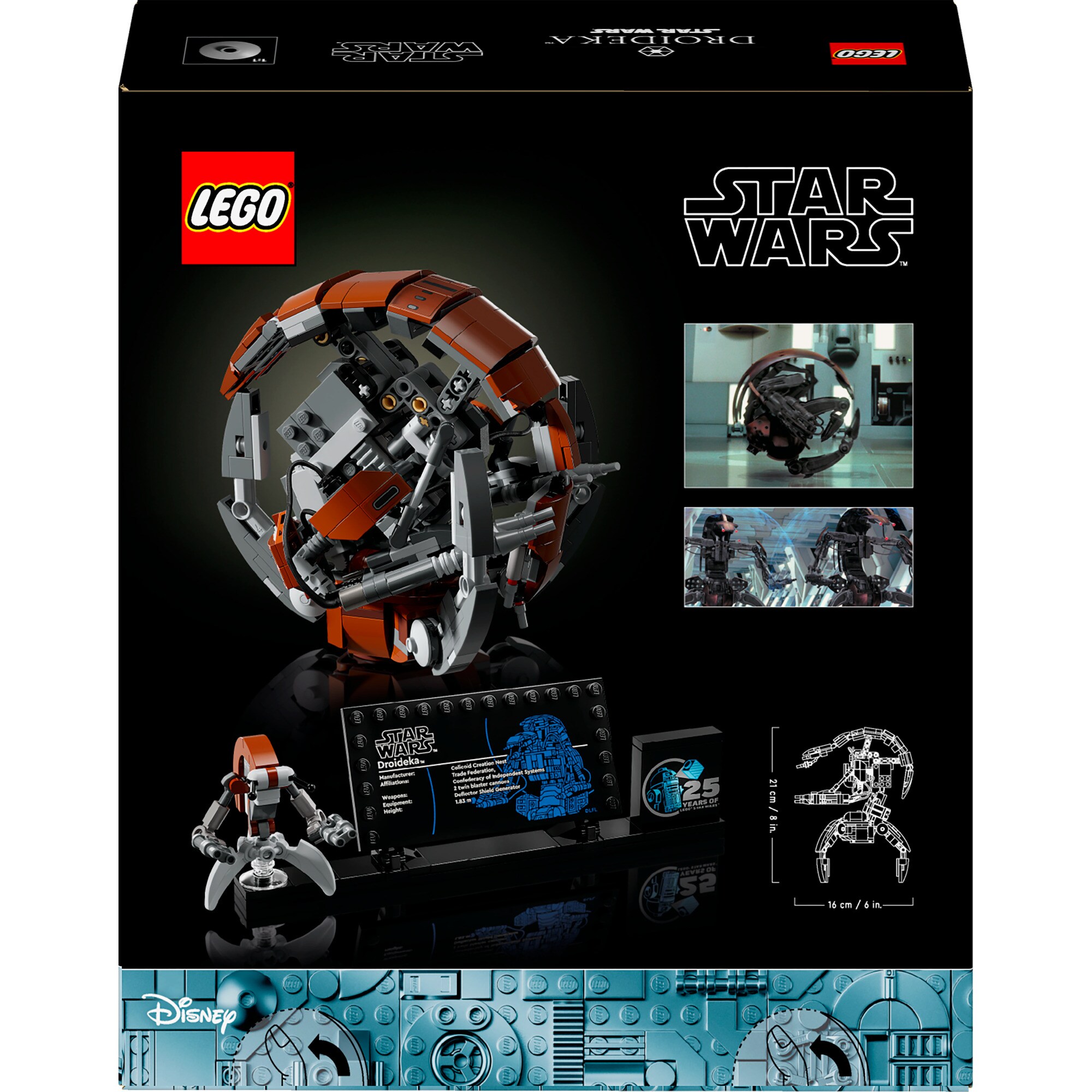 LEGO Konstruktionsspielzeug Star Wars Droideka