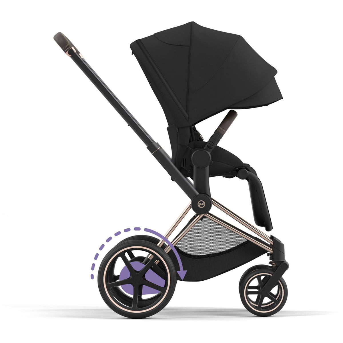 CYBEXCYBEX   ePriam 2.0 Rosegold Kombikinderwagen sepia black black